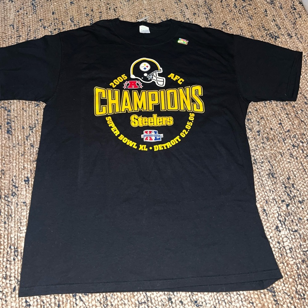 Pittsburgh Steelers 2005 AFC Champions shirt size L